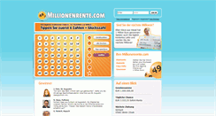 Desktop Screenshot of millionenrente.com