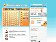 Tablet Screenshot of millionenrente.com